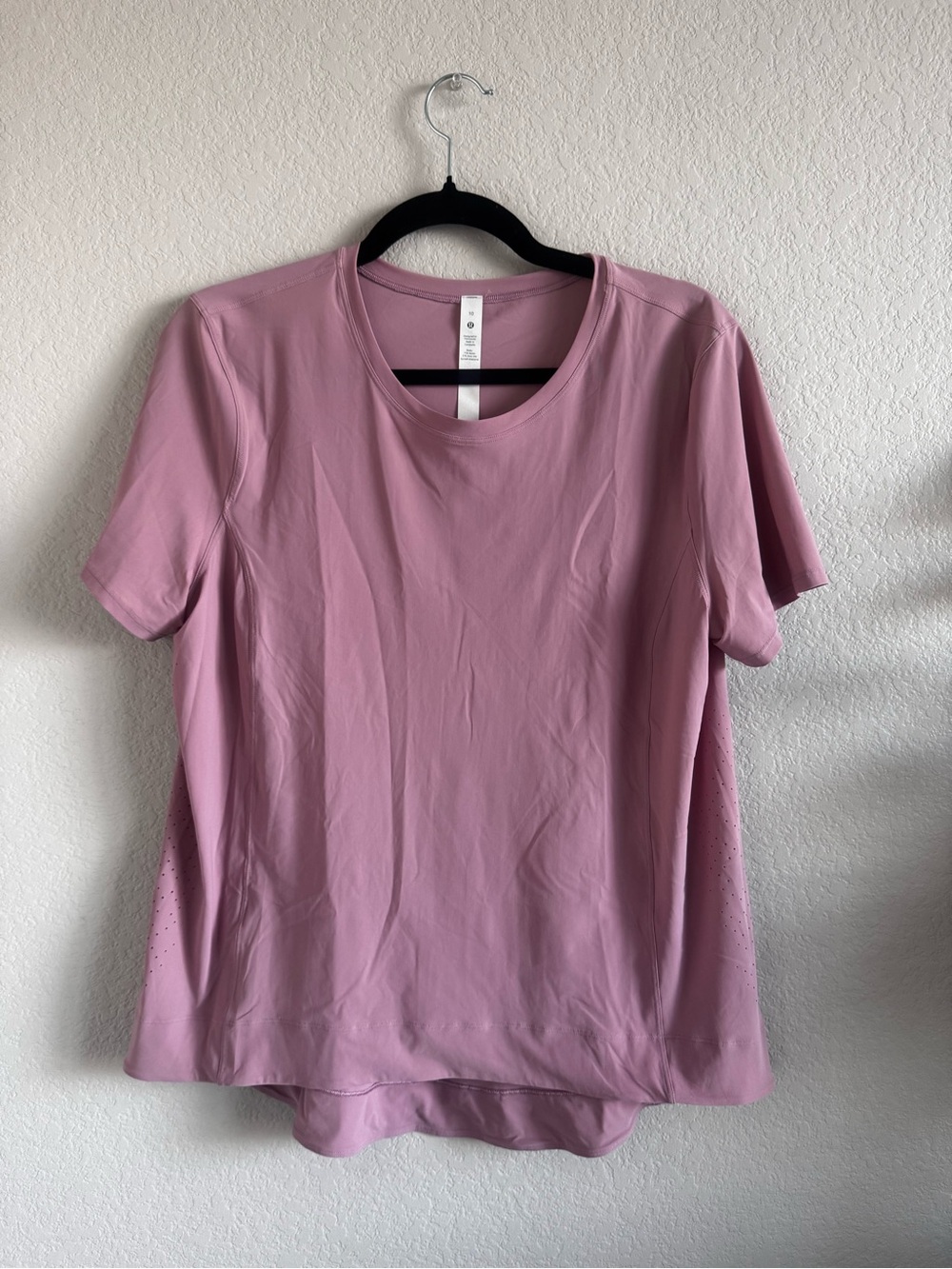 Lululemon Short Sleeve Tee 10 Lavender Lux